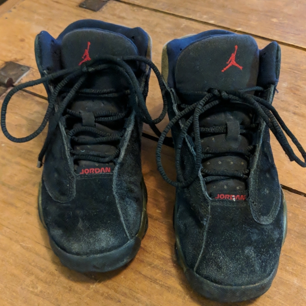 Air Jordan 13 Retro Olive & Black Youth, Size 3